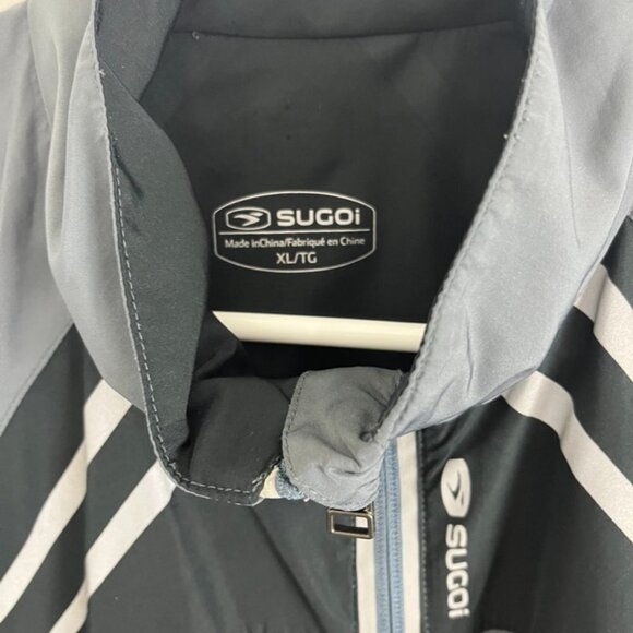 Sugoi Track-Style Cycling Reflective Grey Shell Jacket Men's Size XL - Picture 4 of 8